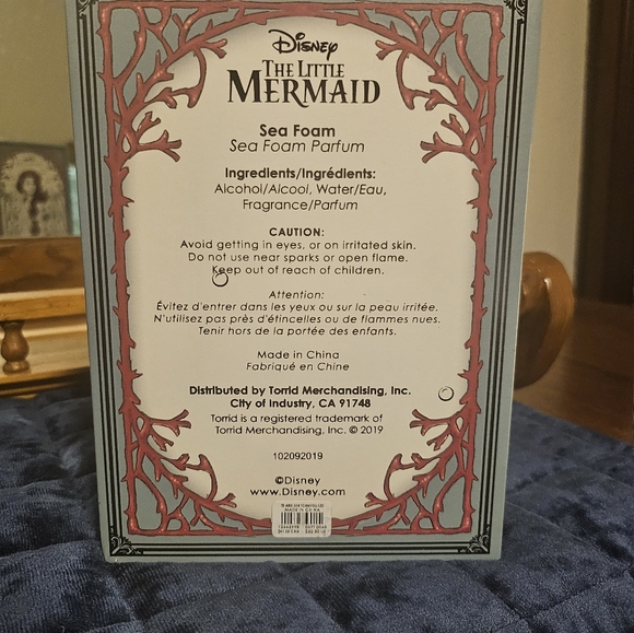 Disney Princess "The Little Mermaid" 🧜‍♀️ Sea Foam Fragrance/Parfum *Rare* NWT - Picture 2 of 3